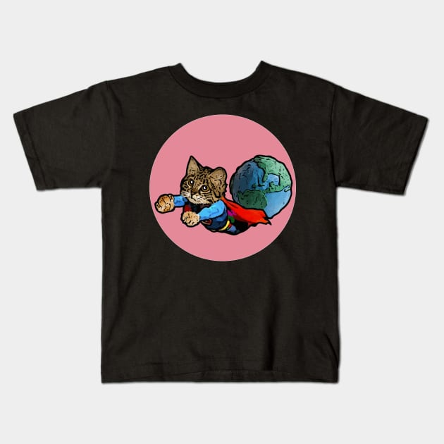 CATPOWER Kids T-Shirt by WhatDesign